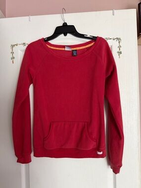 Duck Head Women's Red Pullover Fleece Shirt